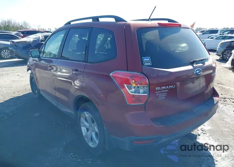 2015 Subaru Forester 2.5I Premium from USA, damaged, VIN JF2SJADC8FH498265